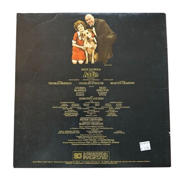 Annie: A New Musical Original Broadway Cast Vinyl LP (1977) – Used - Picture 2 of 9